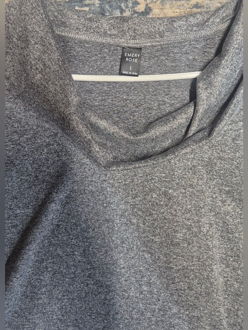 EMORY ROSE Grey Cowl Neck Long Sleeve Dress - Picture 3 of 4